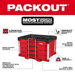 PACKOUT™ 4-Drawer Walkaround