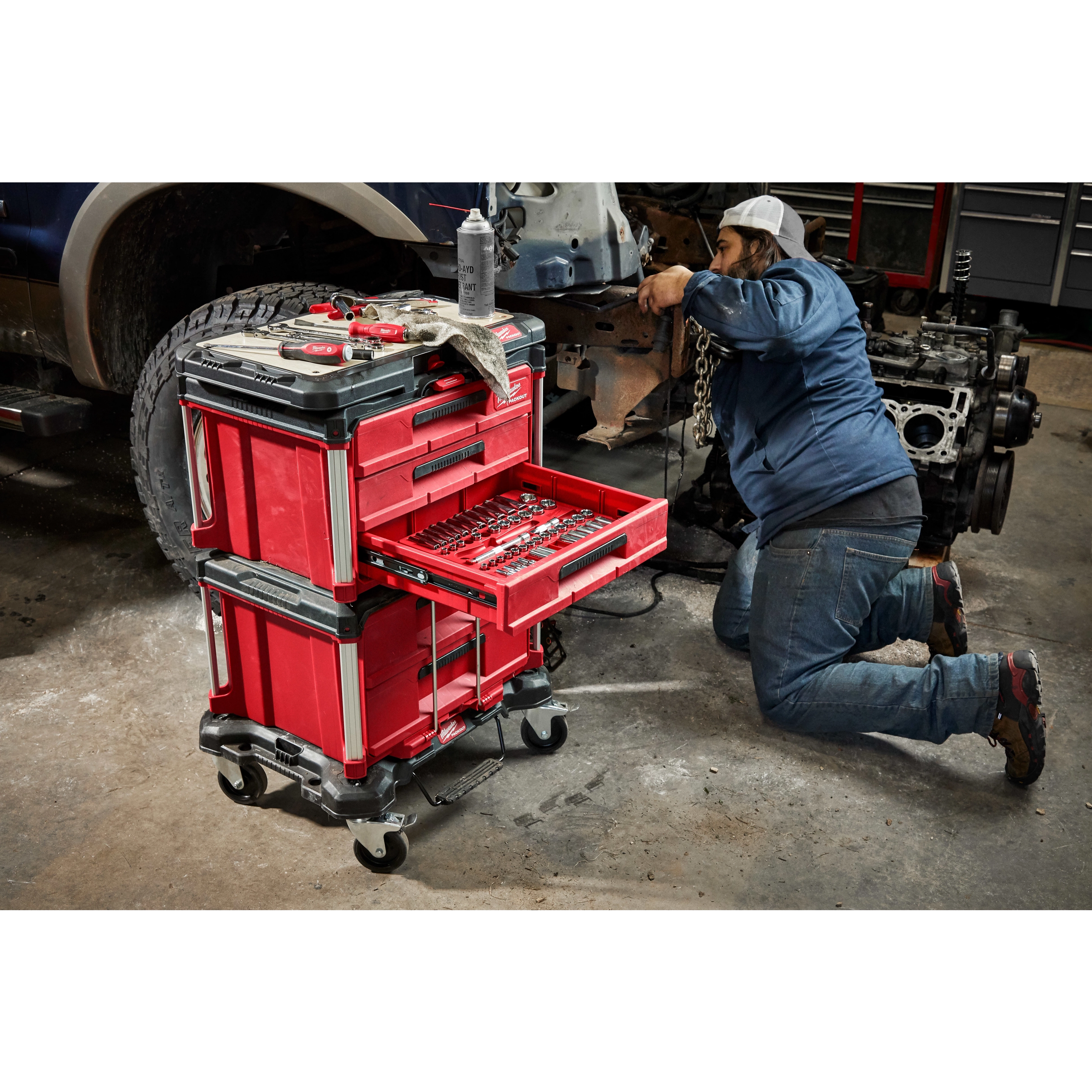 PACKOUT™  2 Drawer Tool Box , PACKOUT™   3 Drawer Tool Box