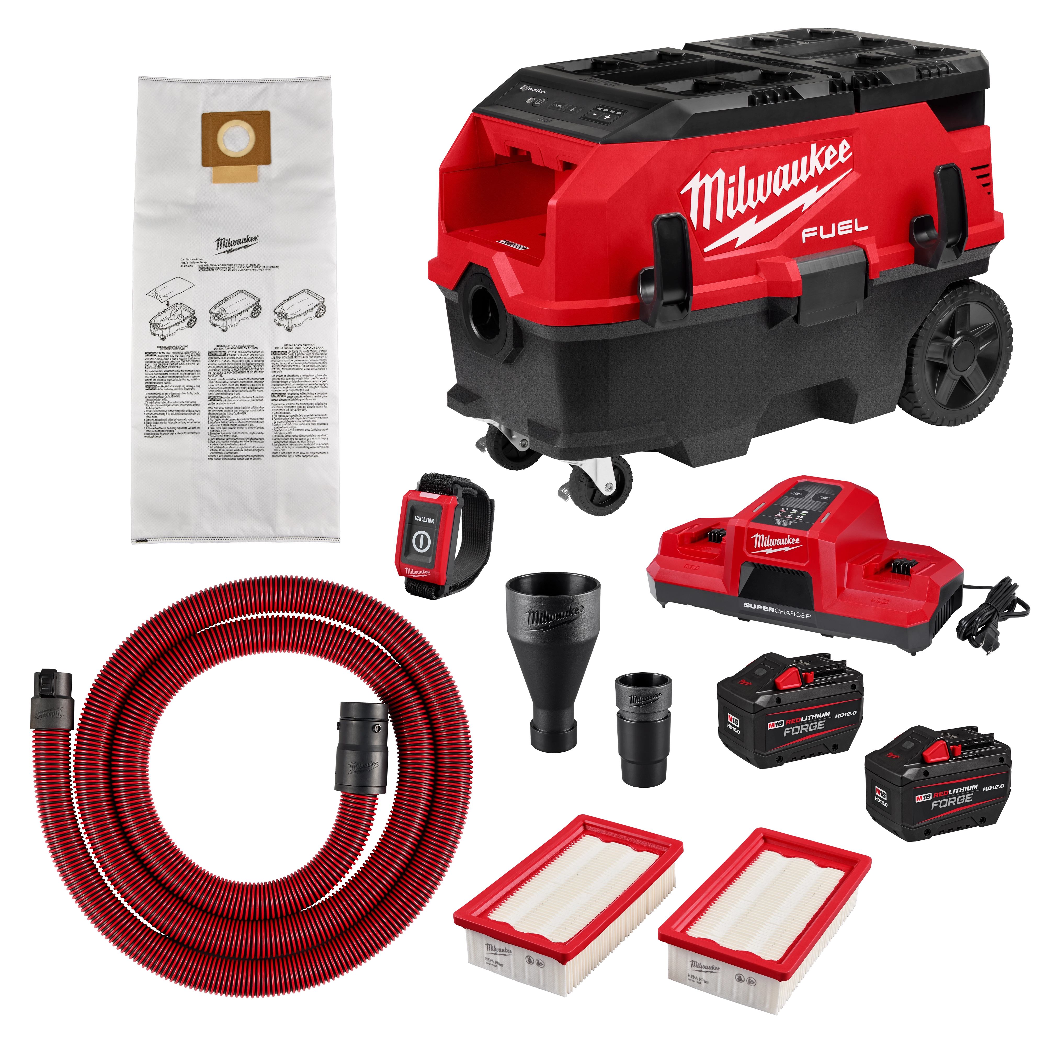 M18 FUEL™ 9 Gallon Dual Battery Dust Extractor w/ PACKOUT